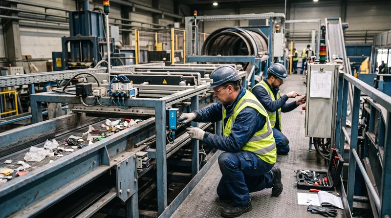 Instalacje recyklingowe i systemy sortowania